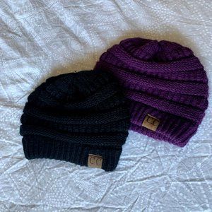 Two CC Beanies